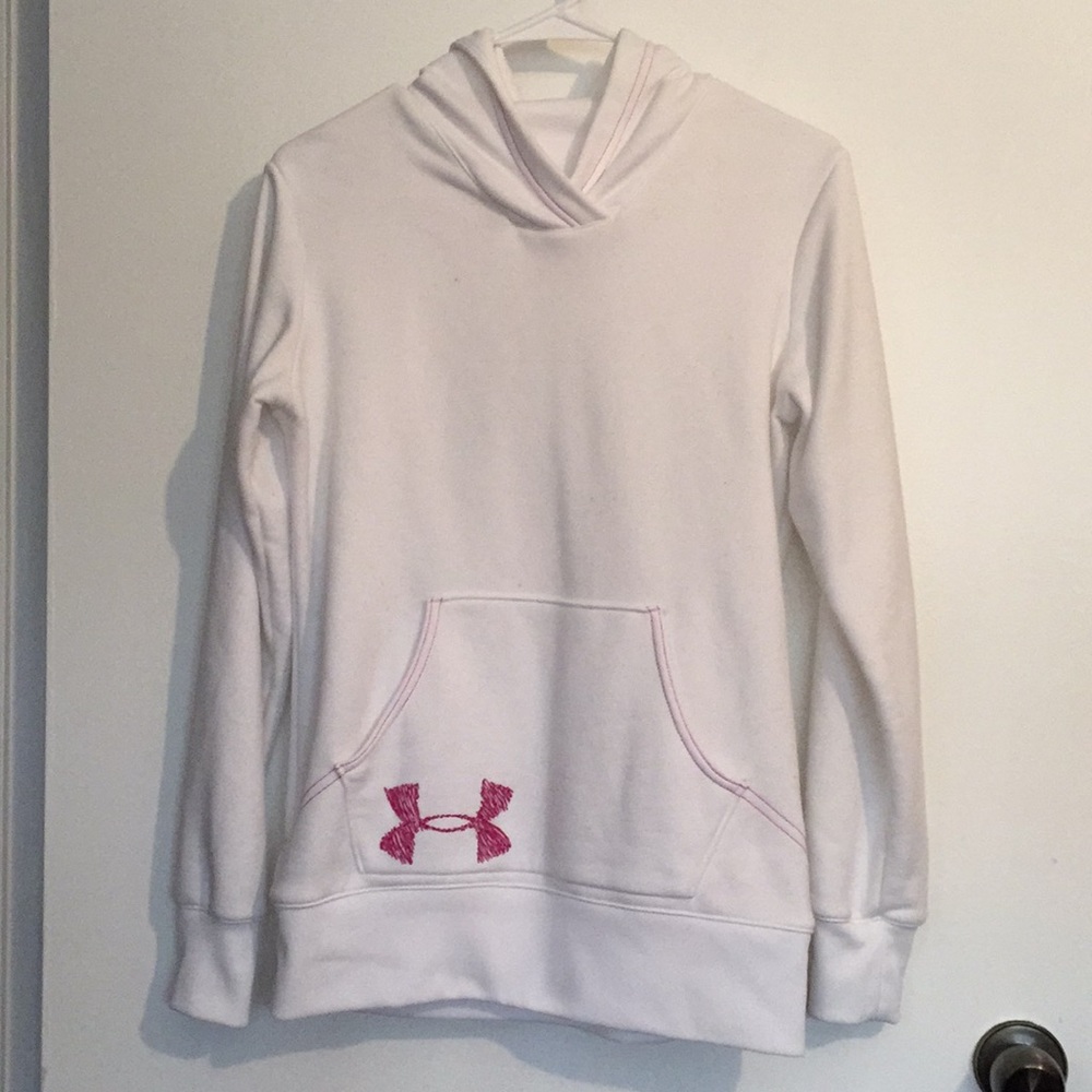 White Under Armour hoodie